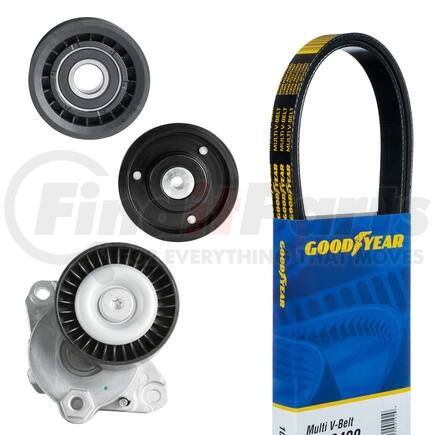 3174 by GOODYEAR BELTS - Serpentine Belt Drive Component Kit