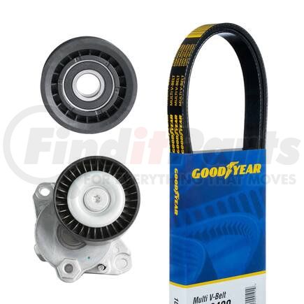 3176 by GOODYEAR BELTS - Serpentine Belt Drive Component Kit