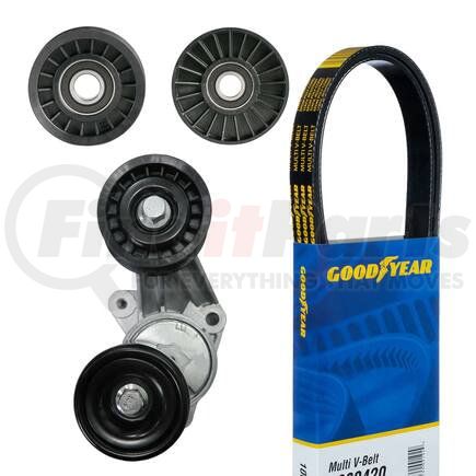 3198 by GOODYEAR BELTS - Serpentine Belt Drive Component Kit