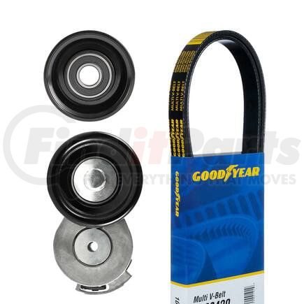 3208 by GOODYEAR BELTS - Serpentine Belt Drive Component Kit