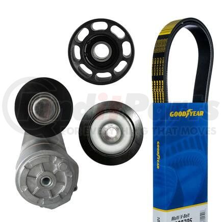 3267 by GOODYEAR BELTS - Serpentine Belt Drive Component Kit