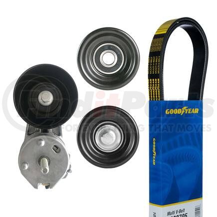 3293 by GOODYEAR BELTS - Serpentine Belt Drive Component Kit