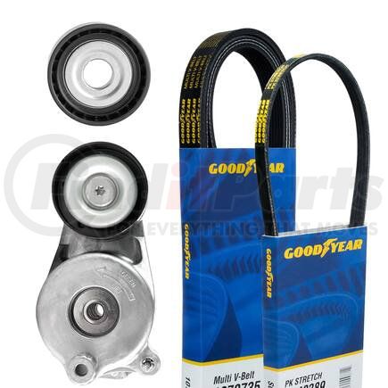 3303 by GOODYEAR BELTS - Serpentine Belt Drive Component Kit