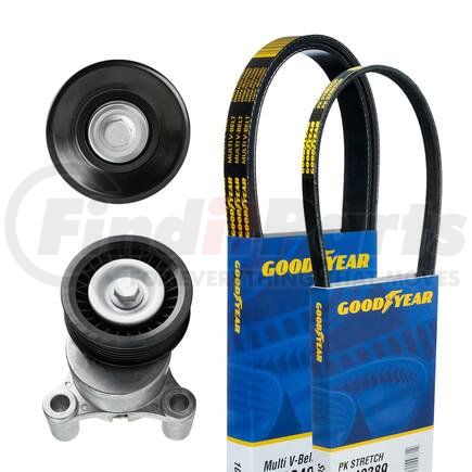 3305 by GOODYEAR BELTS - Serpentine Belt Drive Component Kit