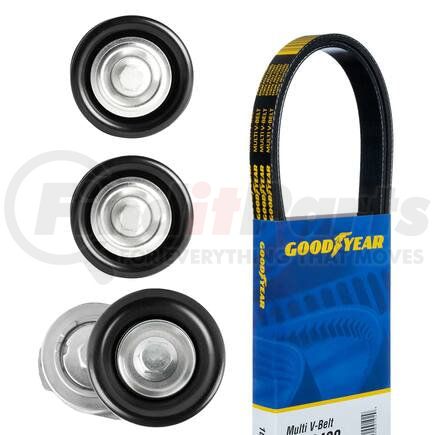 3297 by GOODYEAR BELTS - Serpentine Belt Drive Component Kit