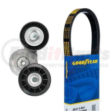 3312 by GOODYEAR BELTS - Serpentine Belt Drive Component Kit