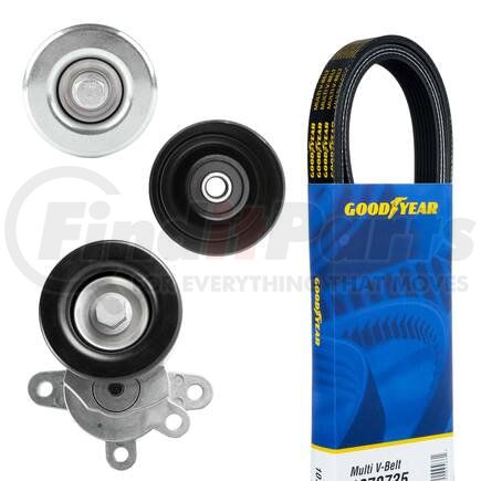 3322 by GOODYEAR BELTS - Serpentine Belt Drive Component Kit