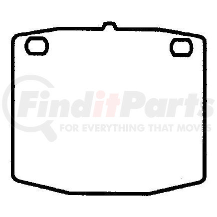 D146 by BENDIX - DISC PAD PKG