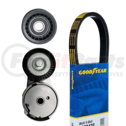 3332 by GOODYEAR BELTS - Serpentine Belt Drive Component Kit