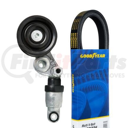 3337 by GOODYEAR BELTS - Serpentine Belt Drive Component Kit