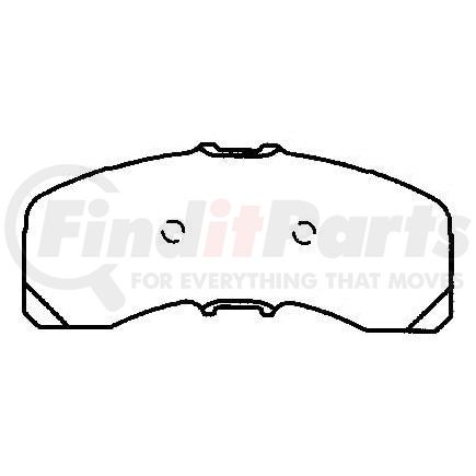 D150 by BENDIX - PAD SET, BRAKE