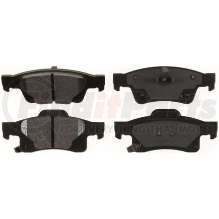 D1498 by BENDIX - CQ Disc Pad Set