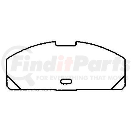 Bendix D151 Disc Brake Pad Set DISC PAD PKG
