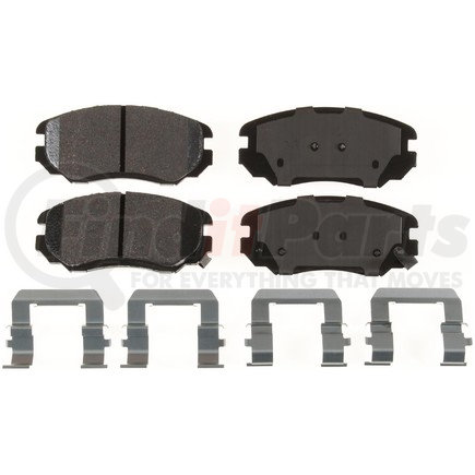 D1421 by BENDIX - CQ Disc Pad Set