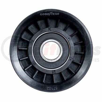 57102 by GOODYEAR BELTS - Accessory Drive Belt Idler Pulley - FEAD Pulley, 2.91 in. Outside Diameter, Thermoplastic