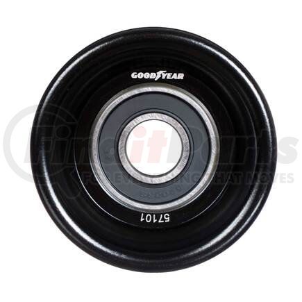 57101 by GOODYEAR BELTS - Accessory Drive Belt Idler Pulley - FEAD Pulley, 3.01 in. Outside Diameter, Steel