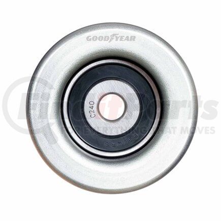 57105 by GOODYEAR BELTS - Accessory Drive Belt Idler Pulley - FEAD Pulley, 2.75 in. Outside Diameter, Steel