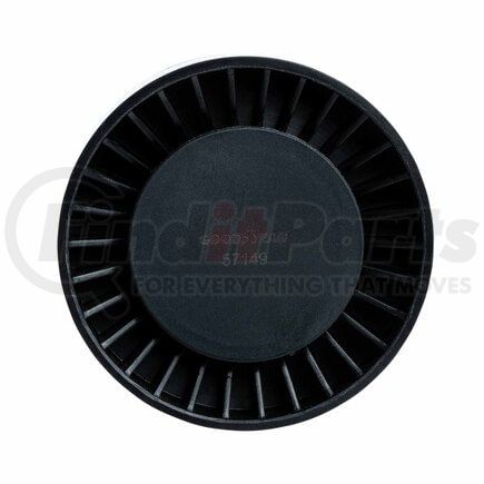 57149 by GOODYEAR BELTS - Accessory Drive Belt Idler Pulley - FEAD Pulley, 3.07 in. Outside Diameter, Thermoplastic