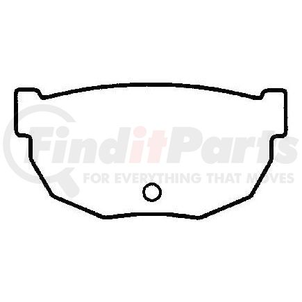 D231 by BENDIX - CQ CERAMIC PAD