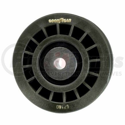 57160 by GOODYEAR BELTS - Accessory Drive Belt Idler Pulley - FEAD Pulley, 2.75 in. Outside Diameter, Thermoplastic