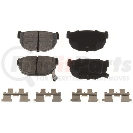 D272 by BENDIX - Disc Brake Pad Set - Rear, Ceramic