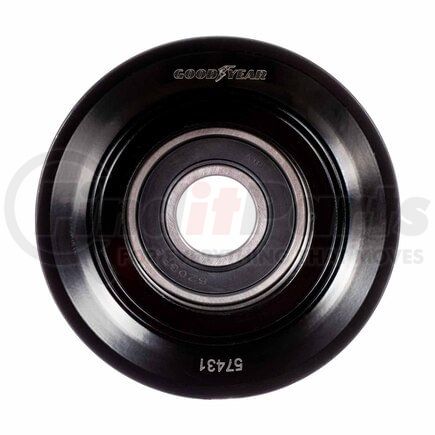 57431 by GOODYEAR BELTS - Accessory Drive Belt Idler Pulley - FEAD Pulley, 2.95 in. Outside Diameter, Steel