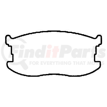 D297 by BENDIX - DISC PAD PKG