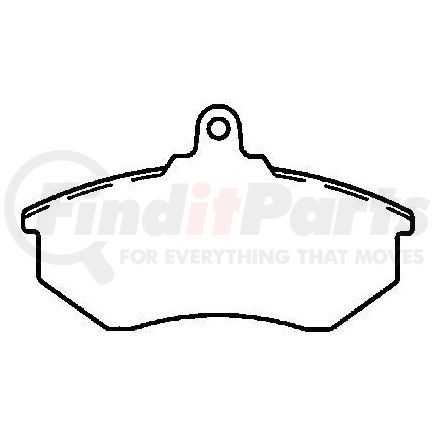 D290 by BENDIX - DISC PAD PKG