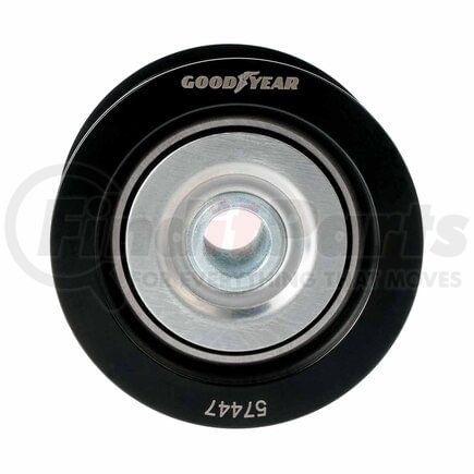 57447 by GOODYEAR BELTS - Accessory Drive Belt Idler Pulley - FEAD Pulley, 2.16 in. Outside Diameter, Steel