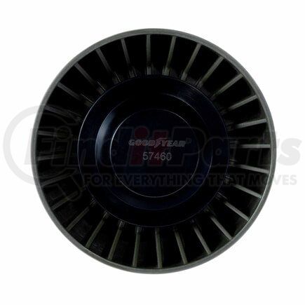 57460 by GOODYEAR BELTS - Accessory Drive Belt Idler Pulley - FEAD Pulley, 3.14 in. Outside Diameter, Thermoplastic