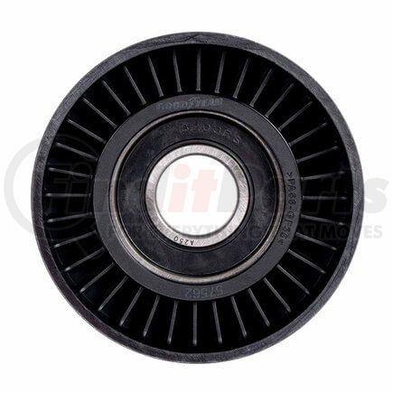 57562 by GOODYEAR BELTS - Accessory Drive Belt Idler Pulley - FEAD Pulley, 2.75 in. Outside Diameter, Thermoplastic