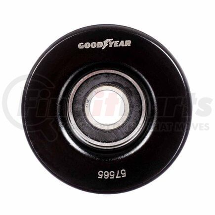 57565 by GOODYEAR BELTS - Accessory Drive Belt Idler Pulley - FEAD Pulley, 2.36 in. Outside Diameter, Steel