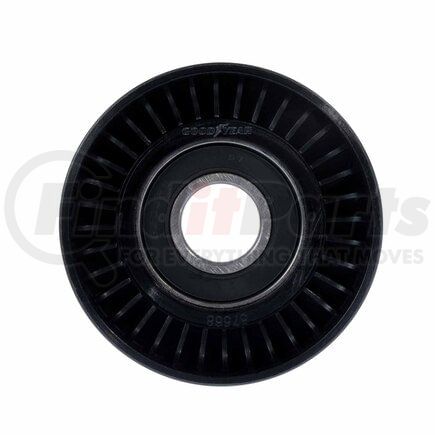 57568 by GOODYEAR BELTS - Accessory Drive Belt Idler Pulley - FEAD Pulley, 2.75 in. Outside Diameter, Thermoplastic