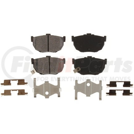 D323 by BENDIX - Disc Brake Pad Set - Rear, Ceramic