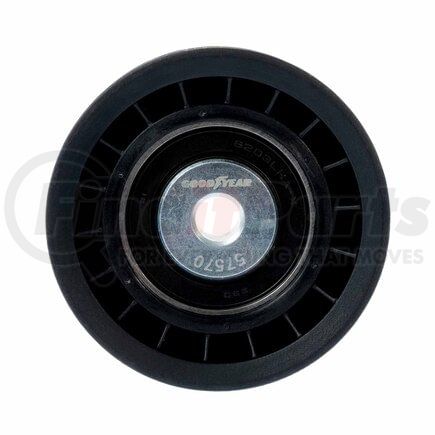 57570 by GOODYEAR BELTS - Accessory Drive Belt Idler Pulley - FEAD Pulley, 2.53 in. Outside Diameter, Thermoplastic