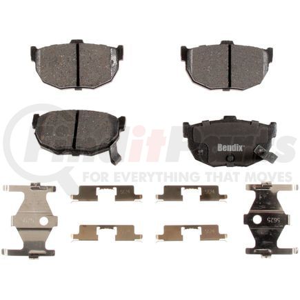 D323CT by BENDIX - CT3 Disc Pad Set