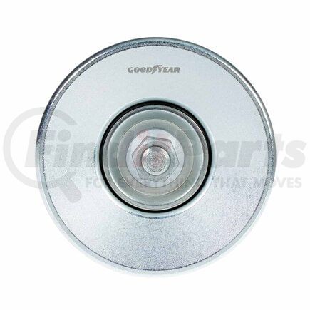 57677 by GOODYEAR BELTS - Accessory Drive Belt Idler Pulley - FEAD Pulley, 3.34 in. Outside Diameter, Steel