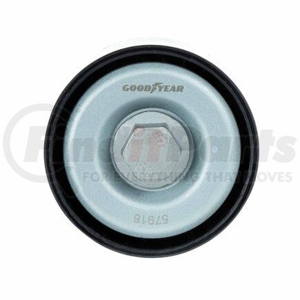 57916 by GOODYEAR BELTS - Accessory Drive Belt Idler Pulley - FEAD Pulley, 2.36 in. Outside Diameter, Thermoplastic