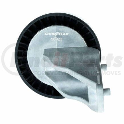 58023 by GOODYEAR BELTS - Accessory Drive Belt Idler Pulley - FEAD Pulley, 2.55 in. Outside Diameter, Thermoplastic