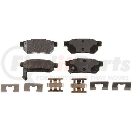 D364 by BENDIX - Disc Brake Pad Set - Rear, Ceramic