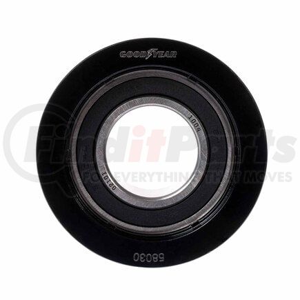 58030 by GOODYEAR BELTS - Accessory Drive Belt Idler Pulley - FEAD Pulley, 2.95 in. Outside Diameter, Steel