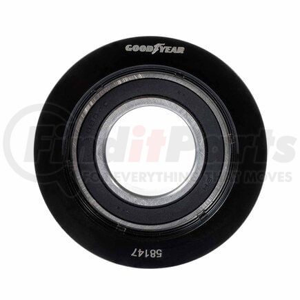 58147 by GOODYEAR BELTS - Accessory Drive Belt Idler Pulley - FEAD Pulley, 3.3 in. Outside Diameter, Steel