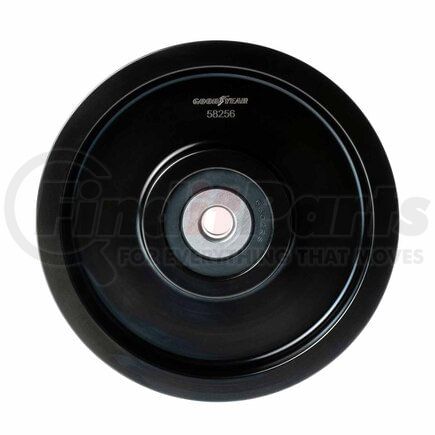 58256 by GOODYEAR BELTS - Accessory Drive Belt Idler Pulley - FEAD Pulley, 4.52 in. Outside Diameter, Steel