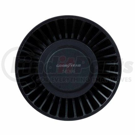 58366 by GOODYEAR BELTS - Accessory Drive Belt Idler Pulley - FEAD Pulley, 3.14 in. Outside Diameter, Thermoplastic