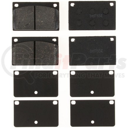 D43 by BENDIX - Disc Brake Pad Set - Front, Ceramic