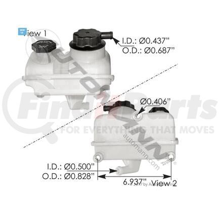 575.1077 by AUTOMANN - POWER STEERING RESERVOIR FREIG