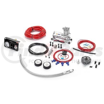 TR2097AS by TORQUE PARTS - 12V Heavy Duty Air Brake Compressor Kit with Analog Gauge, 150 PSI