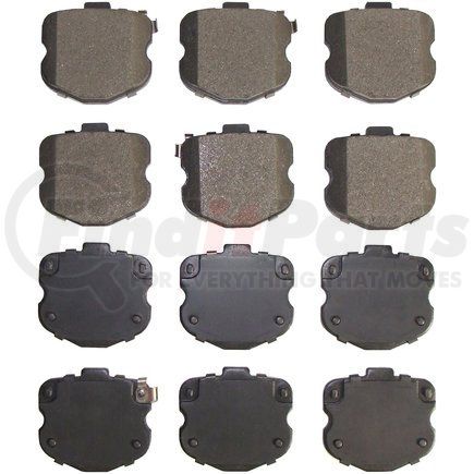 MKD1419 by BENDIX - Semi-Met Disc Pad Set