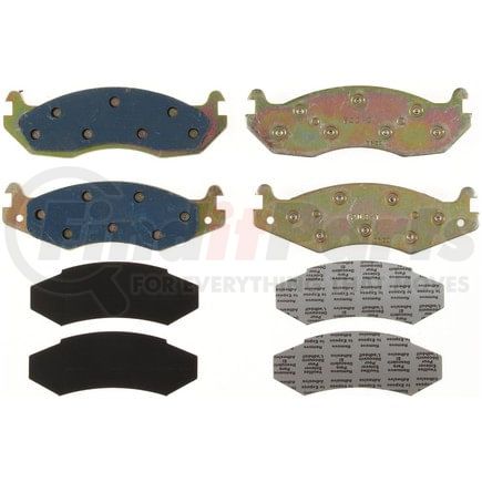 MKD203 by BENDIX - Semi-Met Disc Pad Set