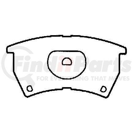 MKD348 by BENDIX - DISC PAD PKG